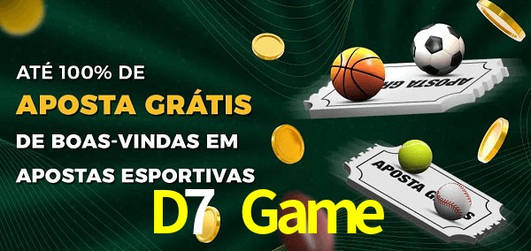 D7 Game Ate 100% de Aposta Gratis